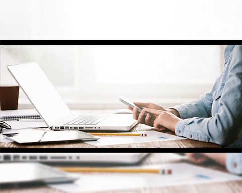 woman working on computer to sell an agency